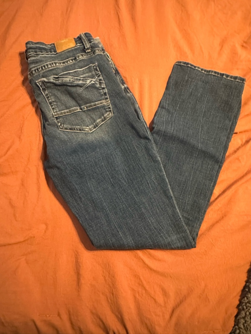 Buckle Women’s Straight-Leg Dark Blue Denim Jeans